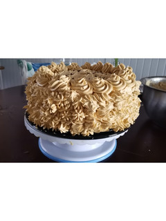 Una foto de Torta de Lúcuma