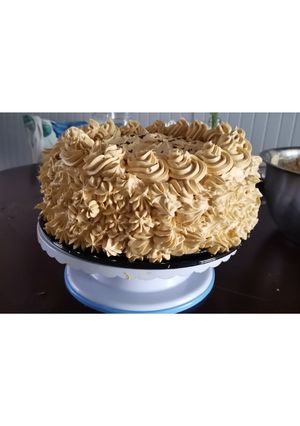 Una foto de Torta de Lúcuma
