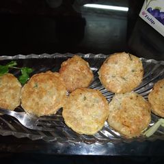 A picture of 4 ingredients kebab.
