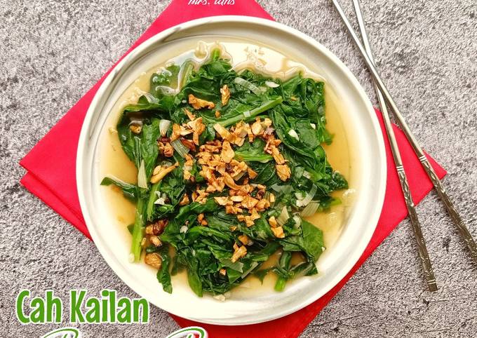 Resep Cah Kailan Bawang Putih Oleh Mrs Tans Ig Tans Erni Cookpad