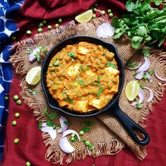 Matar Paneer A picture of Matar Paneer.