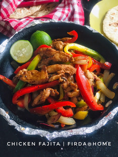 Foto resep Chicken Fajitas ft Tortilla