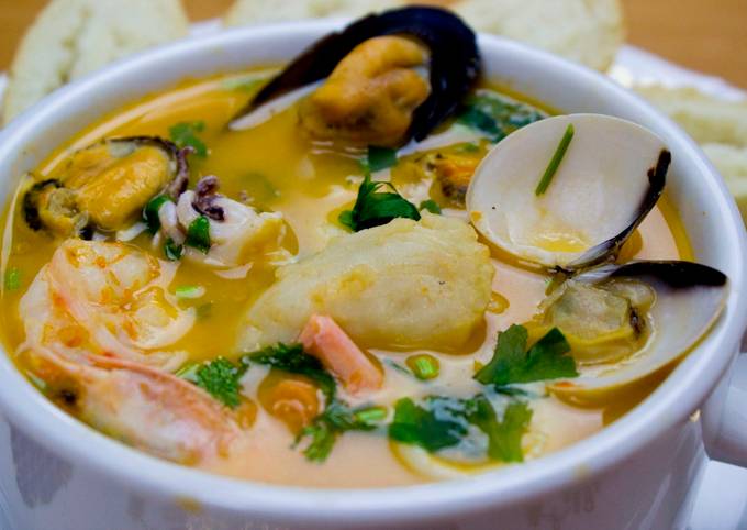 Sopa de mariscos Receta de OlgaIspanka- Cookpad