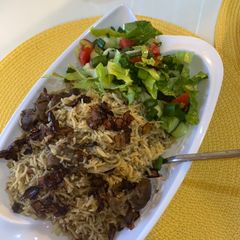 A picture of Mutton mandi rice.