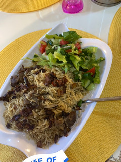 A picture of Mutton mandi rice.