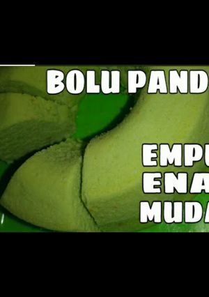 Foto resep Bolu Pandan 2 telur empuk banget, takaran sendok