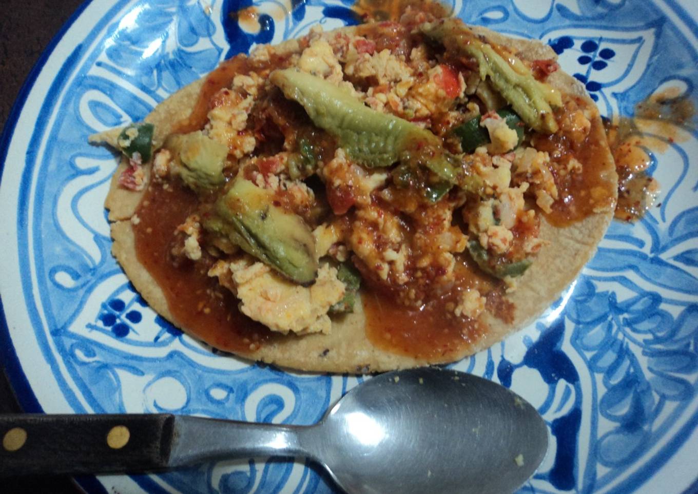 Huaraches o garnachas del huevo quedado