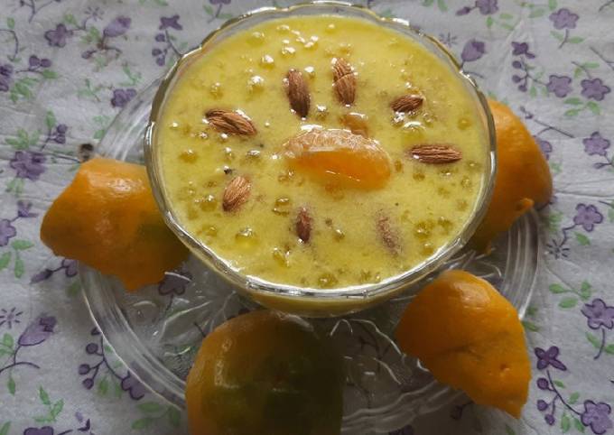 Simple Way to Prepare Ultimate Orange 🍊 sabudana kheer
