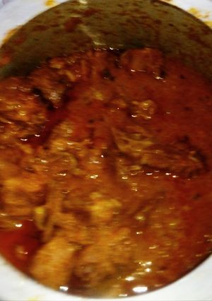 A picture of Goat Meat Curry.