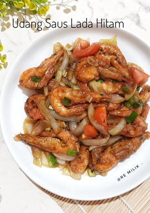 Foto resep 650. Udang Saus Lada Hitam
