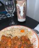 Estofado con arroz