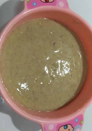 Foto resep Menu MPASI 6+ Bubur Hati Ayam Labu Siam