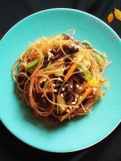 Foto resep Japchae - korean noodle
