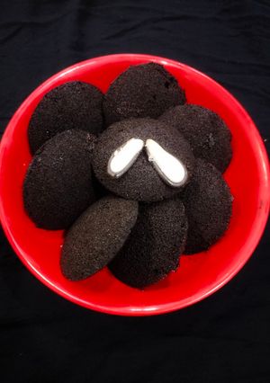 A picture of Chocolate idli.