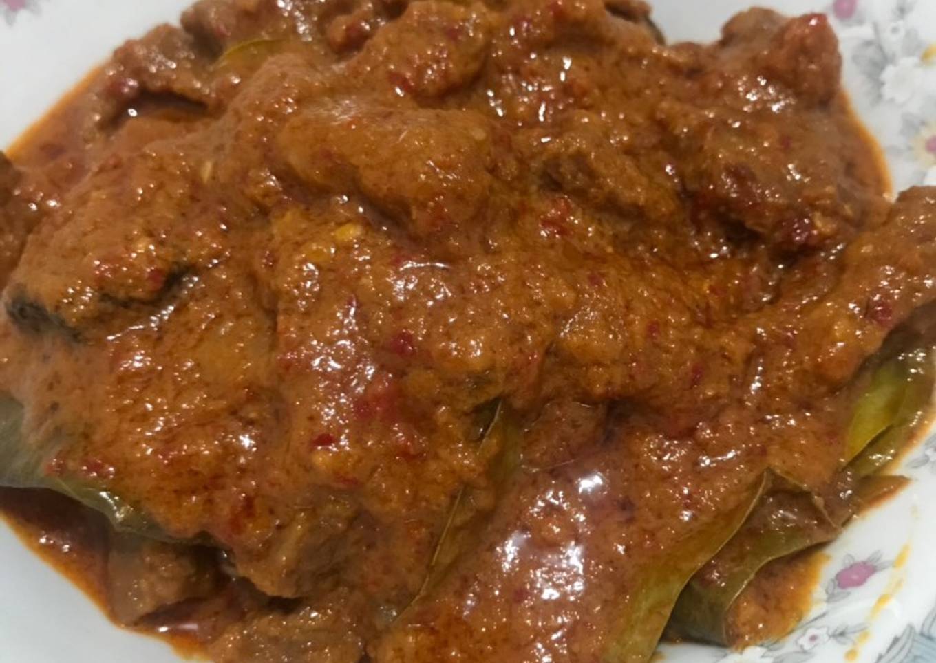 Rendang daging sapi