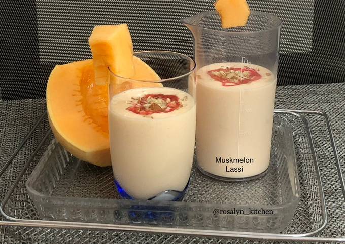 Muskmelon Lassi Recipe By Rosalyn Kitchen - Cookpad