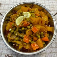 Turnip and Mixed Vegetable Curry A picture of Turnip and Mixed Vegetable Curry.
