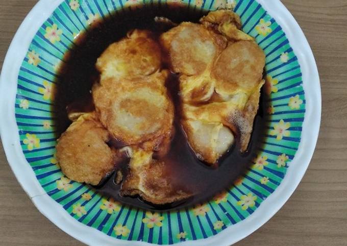 Cara Gampang Menyiapkan Pempek lenggang telur dadar yang Enak