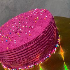 A picture of My mini birthday cake.