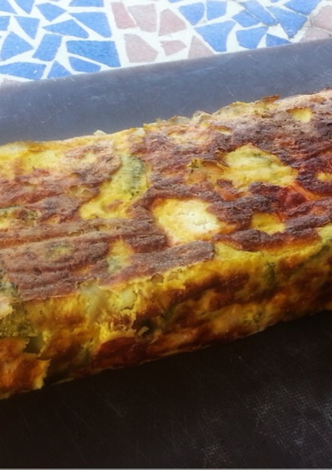 Una foto de Pastel de Brócoli y Marisco