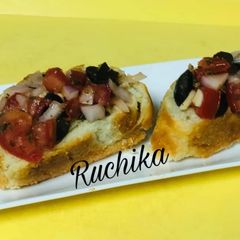 A picture of Tomato Bruschetta.