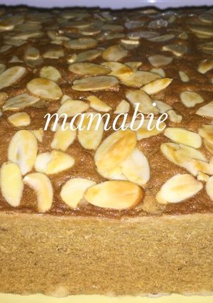 Foto resep Banana almond cake with palm sugar