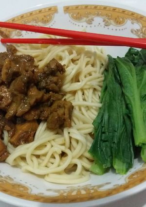 Foto resep Mie Ayam Kecap Simple