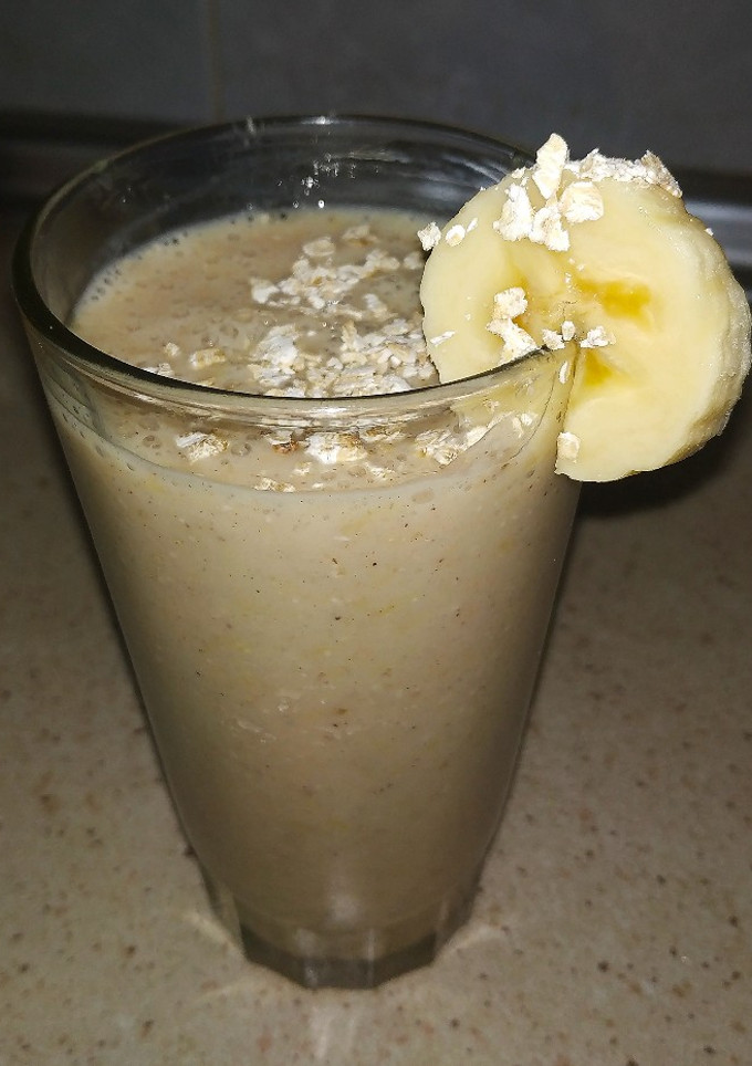 Una foto de Batido natural exquisito