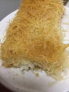 صورة لوصفة كنافة بالقشطة 😋