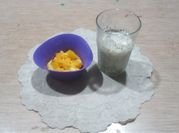 Una foto de yogurt bebible