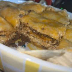 A picture of Burrito casserole.