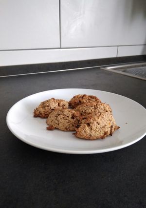 Una foto de Galletas veganas de naranja