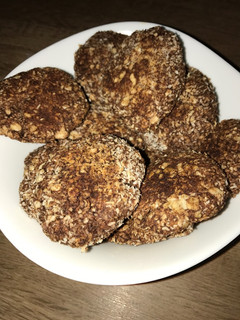 Una foto de Galletitas de cacao y banana