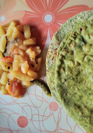 গ্রীন রুটি (green ruti recipe in Bengali) রেসিপির প্রধান ছবি