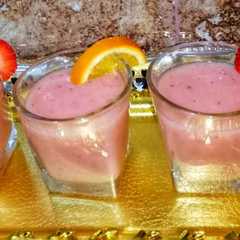 عصير فراولة🍓 و برتقال🍊 و موز 🍌-レシピのメイン写真