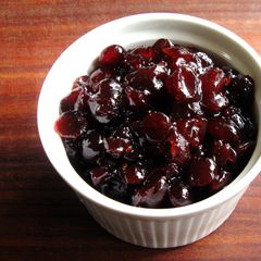 A picture of Dried Cranberry Compote.