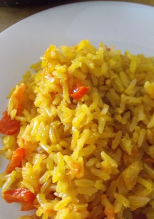 Una foto de Arroz cremoso