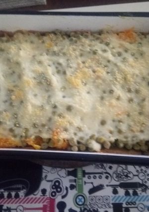 Una foto de Tarta de harina integral con legumbres