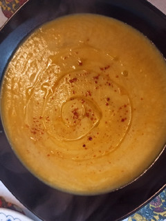 Una foto de Crema de calabaza