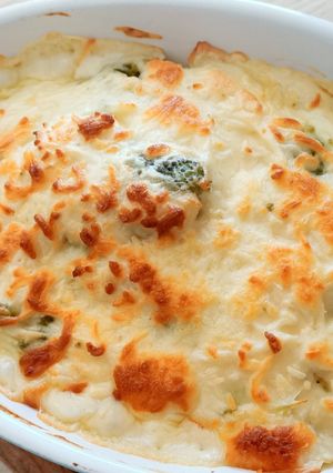 Une photo de Gratin de chou romanesco au Cook Expert