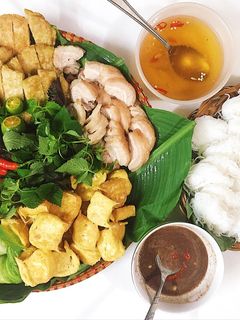 Hình của món Bún đậu mẹt.