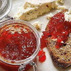 A picture of Thermomix Red Pepper “jam”. Pimientos confitados.