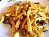 Pasta "casareccia" con champiñones y salsa de curry #cumplimos8