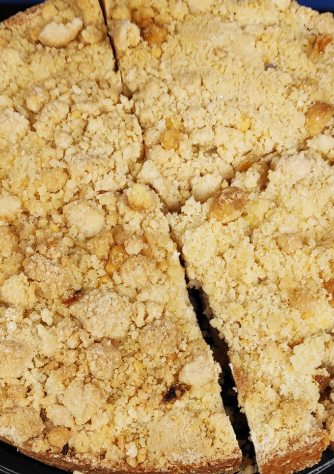 Una foto de Tarta de manzana con crumble