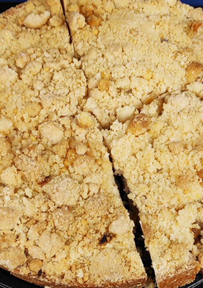 Una foto de Tarta de manzana con crumble