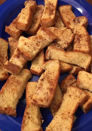A picture of Baked French Toast Sticks (Freezer-Friendly).