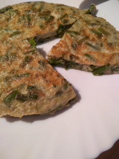 Una foto de Tortilla de espárragos