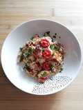 Risotto alla pescatora con pomodorini 🍚🦑🦐🐚🐙🍅🌿