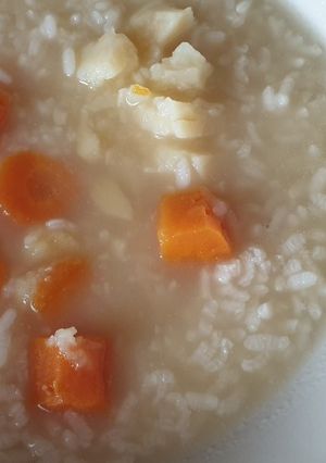 Una foto de Sopa de verduras con arroz