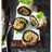 Black Hurricane Chiffon Roll Cake Ketan Hitam